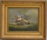 George CHAMBERS (XIXème)
Marine
Huile sur toile signée en bas à droite
35.5...