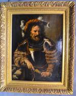 attribué à Pietro MUTTONI dit della VECCHIA (1603-1678)
Portrait d'homme en...