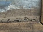 C. BOULLAY (fin XIXème)
Wissant, 1893. 
Huile sur panneau signée, située...