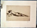 Tigrane POLAT (1874-?)
Femme dormant
Estampe signée, 14 x 21,5 cm