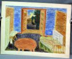 Michel NOURY (1912-1986)
Aquarelle et gouache signée en bas à droite...