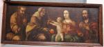 ECOLE FRANCAISE XVIIème siècle ?
Sainte famille
Rentoilage, 152 x 59 cm