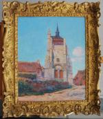 Ferdinand du PUIGAUDEAU (1864-1930)
La Chapelle de Saint Avoy
Huile sur toile...