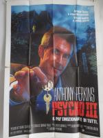 "Psycho III" : (1985) de et, Anthony Perkins
Affiche originale italienne...