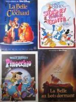 "Walt-Disney - Dessins Animés" - 9 Affichettes 0,40 X0,60
"La Belle...