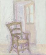 Jacques TRUPHEMUS (1922-2017). "Chaise et porte ouverte, atelier du Vigan,...