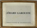 Gérard GAROUSTE (né en 1946)
Sans titre
Carton d'invitation à Hanovre signé...