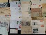 1 lot de 136 lettres et cartes Maroc, Tunisie, Madagascar,...