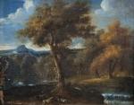 ECOLE FRANCAISE du XVIIIème
Paysage
Huile sur toile
28.5 x 33 cm (nombreuses...