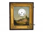 ECOLE FRANCAISE du XIXème
Tableau horloge représentant une paysage
Huile sur toile
24.5...