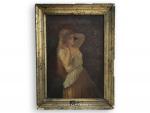 ECOLE FRANCAISE fin XIXème
Jeune femme rousse
Huile sur toile
35 x 24.5...