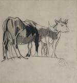 Mathurin MÉHEUT (1882-1958)
Etude de vaches
Dessin monogrammé en bas à droite
20...