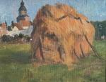 Florent MENET (1872-1942)
La meule et le village
Huile sur toile contrecollée...