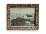Florent MENET (1872-1942)
Paysage côtier
Huile sur carton signée en bas à...