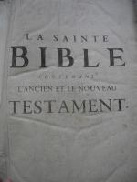 La Sainte Bible contenant l'ancien et le nouveau testament, Guillaume...