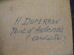 Henri DUPERRON, deux HUILES sur panneau et isorel signées en...