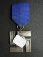 Allemagne Médaille de Service, ruban bleu.