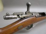Fusil à verrou, modèle 1866-74. Garnitures en fer. Crosse en...