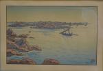 Henri RIVIERE (1864-1951)
Le port de Ploumanach, Beau pays de Bretagne,...