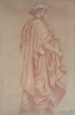 Henri Pierre PICOU (1824-1895)
Portrait d'une vestale
Dessin signé en bas à...