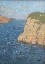 Alexis Louis DE BROCA (1868-1948)
Italie, Ile de Capri, 1942. 
Huile...