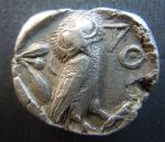 ATHENES (480-400). Tétradrachme argent. (SNG Delepierre pl. 37-38). 16,51 g....