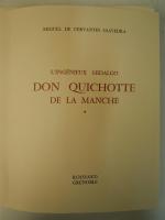 CERVANTES (Miguel de). L'Ingenieux hidalgo Don Quichotte de la Manche....