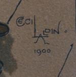 Cecil ALDIN (1870-1935)
The hunt supper
Gravure signée en bas à droite
55.5...