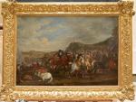 Johann Philip LEMBKE
Scène de bataille
Toile
59 x 84.5 cm (restaurations anciennes)
Au...