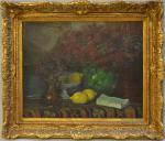 Antoine VILLARD (1867-1934)
Nature morte aux citrons
Huile sur toile signée en...