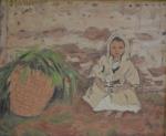 Paul NASSIVET (1904-1977)
Paysage du Maghreb, la jeune fille aux fleurs
Huile...