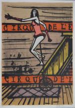 Bernard BUFFET (1928-1999)
Mon cirque, 1968.
Lithographie signée et justifiée "E.A"
72 x...