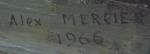 Alex MERCIER (XXème)
Le Mont Saint Michel, 1966.
Huile sur toile signée...
