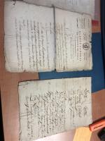 ENSEMBLE de documents révolutionnaires autographes, cartes de visite Casimir Périer,...