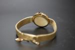 Montre bracelet de femme en or jaune 18K (750), cadran...