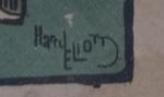 Harry ELIOTT (1882-1959)
Le départ
Estampe signée en bas à droite
28.5 x...