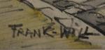 FRANK-WILL (1900-1951)
Paris, moulins de Montmartre
Aquarelle signée en bas à gauche,...
