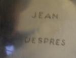 Jean DESPRES (1889-1980)
Taste vin en métal argenté à décor d'ombilic...