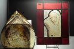 Elément de vitrail d'époque XIII's (?) représentant la Descente de...