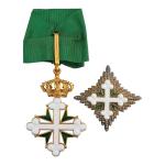Italie Ordre des Saints Maurice et Lazare. Ensemble de Grand-Officier....