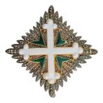 Italie Ordre des Saints Maurice et Lazare. Plaque de Grand-Officier....