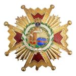 Espagne Ordre d'Isabelle la Catholique. Plaque de Commandeur du nombre....