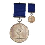 Royaume-Uni Médaille de la Royal Humane Society. Argent, gravé au...