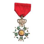 France Ordre impérial de la Légion d'honneur. Étoile de Chevalier,...