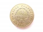 FRANCE : Une pièce de 20 Francs Or Napoléon Ier,...