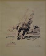 Albert DEMAN (1929-1996)
Paysage arboré
Aquarelle signée avec envoi en bas à...