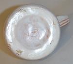 PICHET en grès à glacure blanche, monogrammé
H.: 14.5 cm