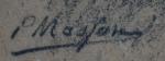 P. MASSON (XIX-XXème)
Quimperlé
Dessin signée et situé en bas
39 x 25...
