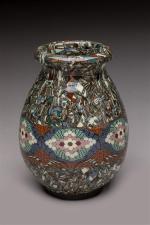 Gerbino
Vase de forme ovoïde à col ouvert en céramique mêlée...