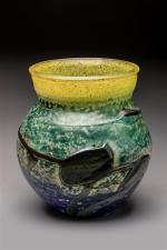 Jean-Claude Novaro (né en 1943)
Vase de forme bombée à col...